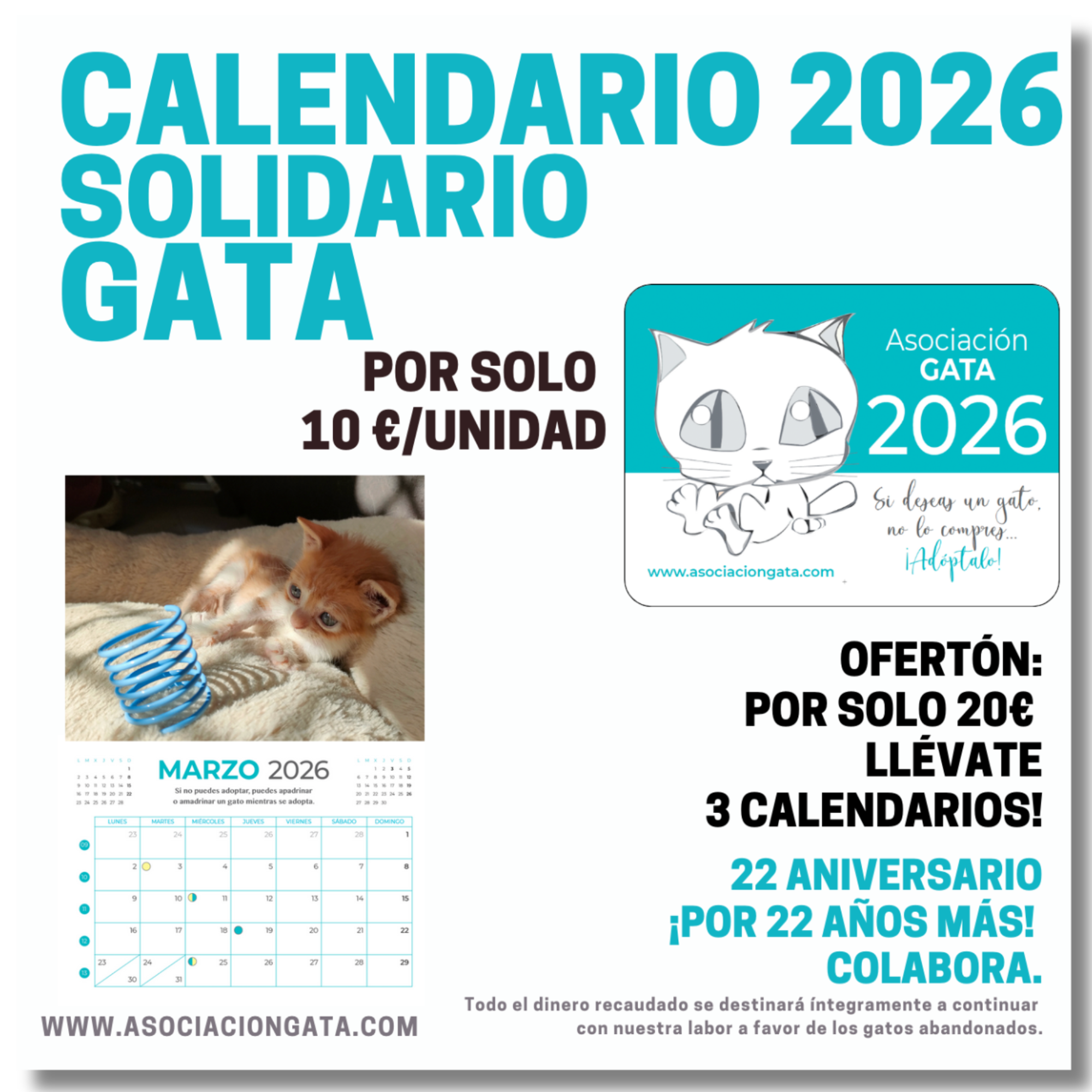 Calendarios Solidarios 2026