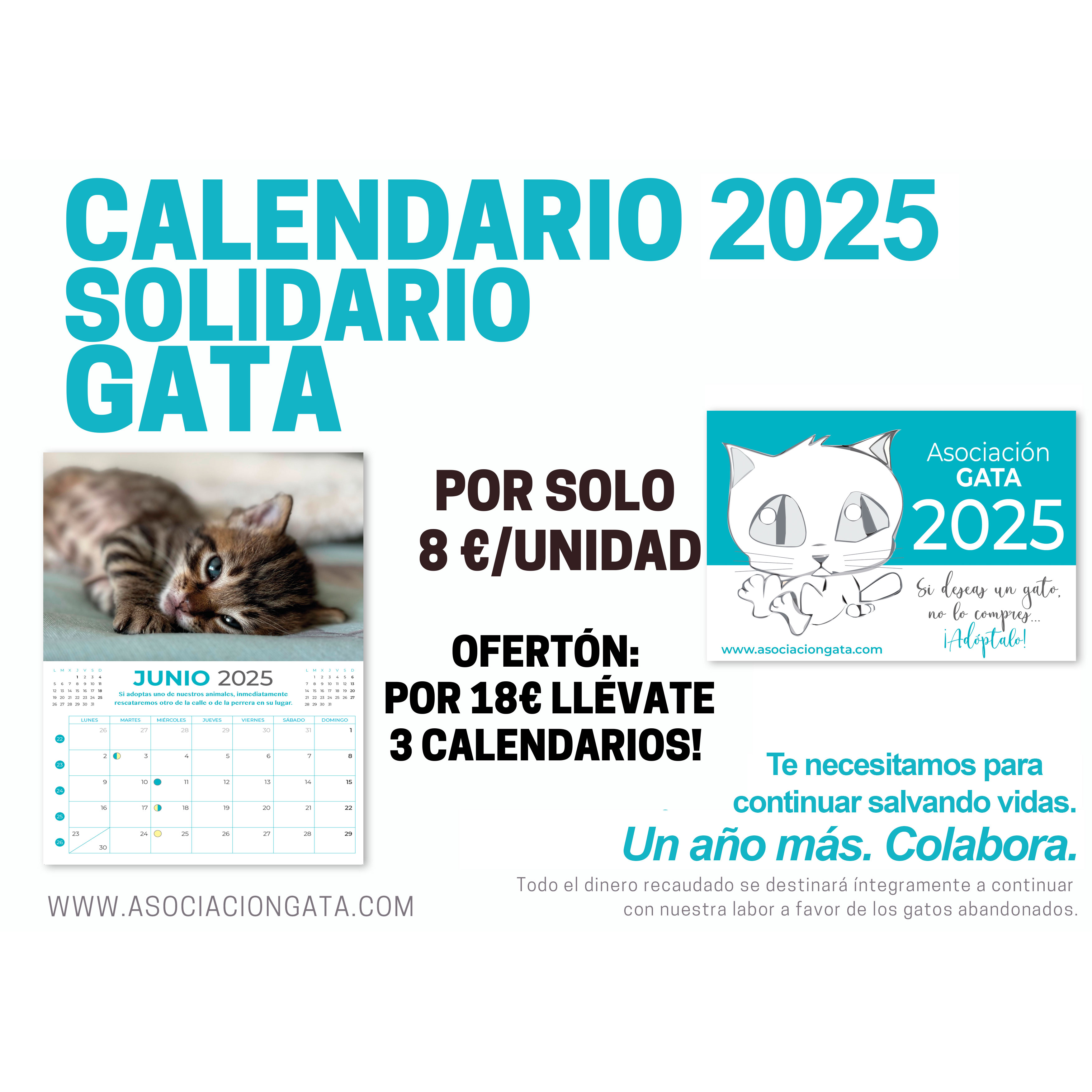 Calendarios Solidarios GATA 2025